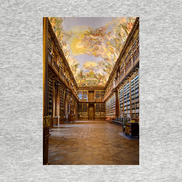 Library of Strahov Monastery in Prague, Czech Republic by mitzobs